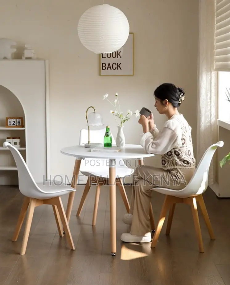 Dining Table: Multifunctional Round Dining Coffee Table