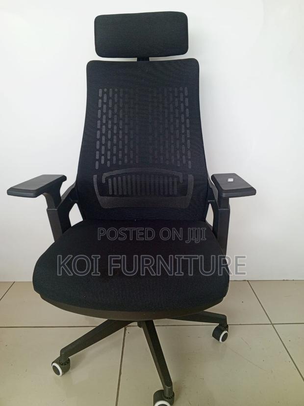 Office Chair : Black Aurora Ergonomic Mesh Office Seat