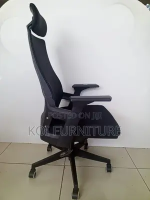 Office Chair : Black Aurora Ergonomic Mesh Office Seat