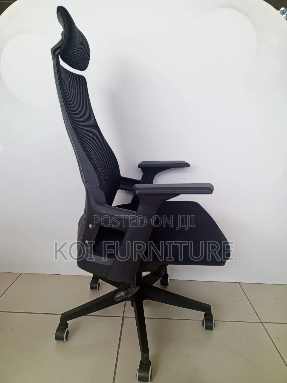 Office Chair : Black Aurora Ergonomic Mesh Office Seat