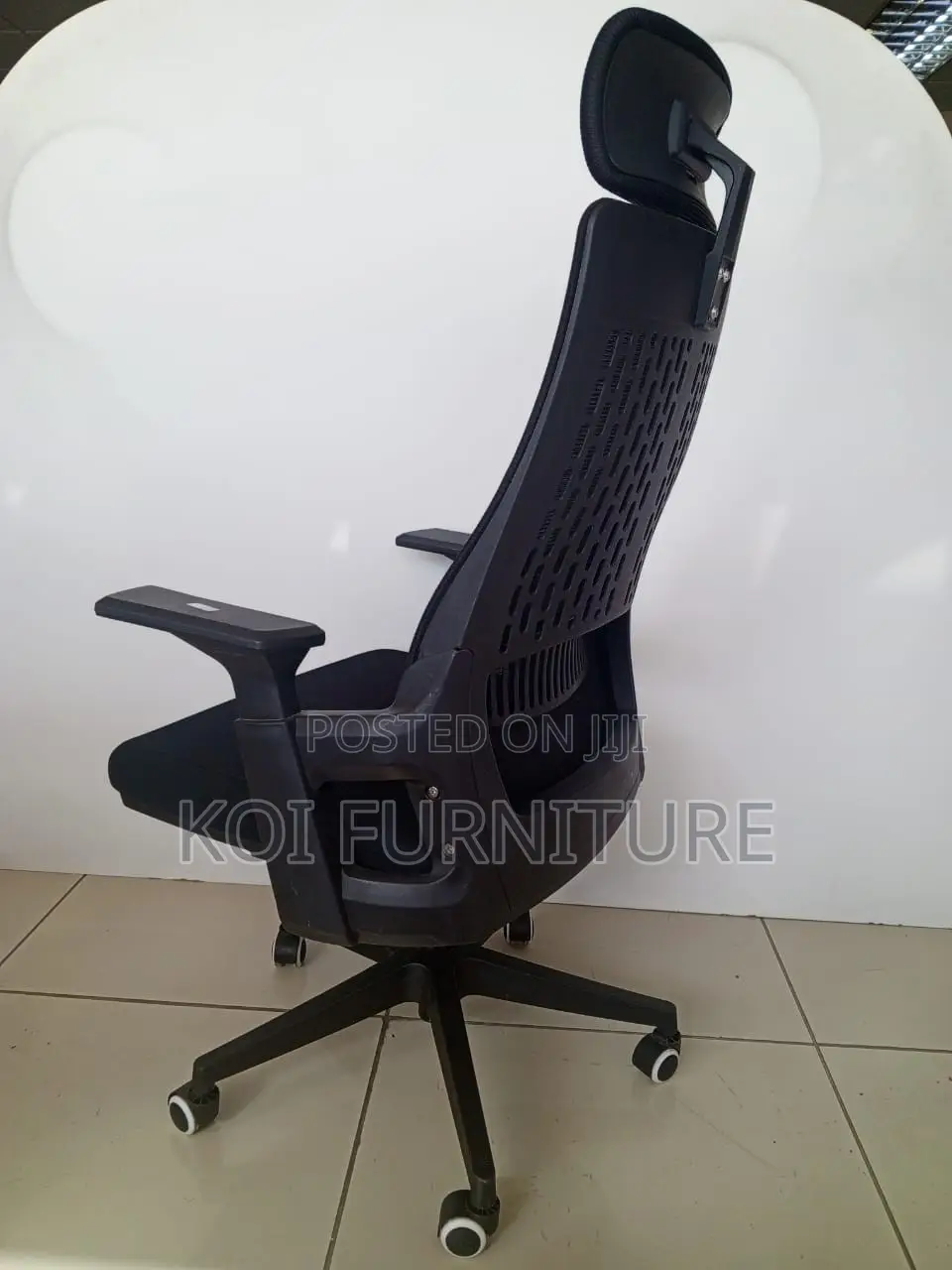 Office Chair : Black Aurora Ergonomic Mesh Office Seat