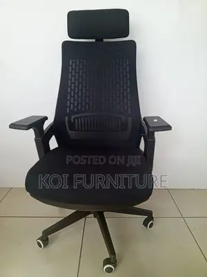 Office Chair : Black Aurora Ergonomic Mesh Office Seat