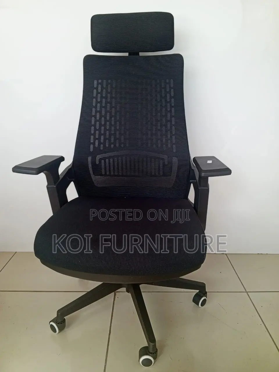 Office Chair : Black Aurora Ergonomic Mesh Office Seat