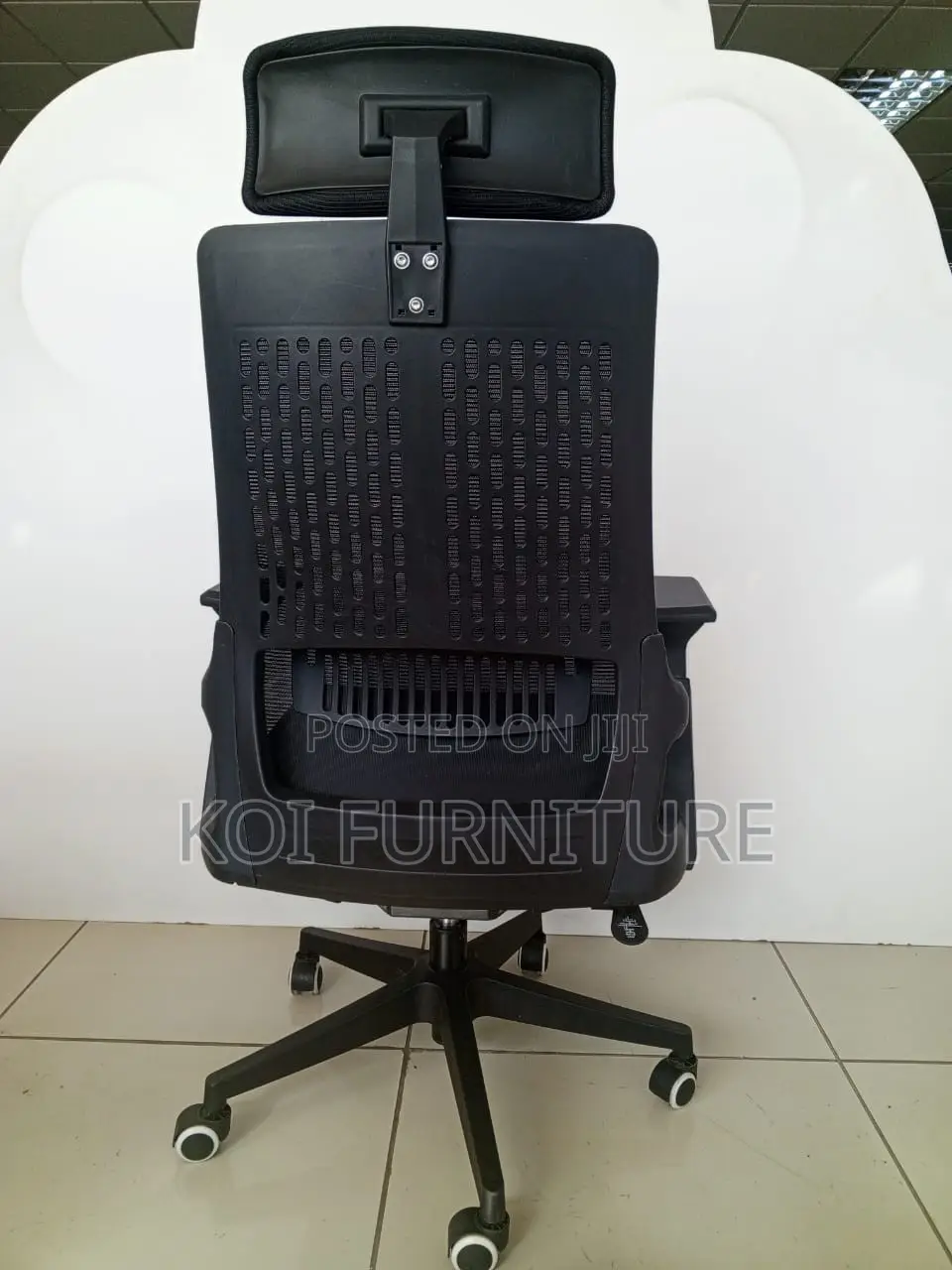 Office Chair : Black Aurora Ergonomic Mesh Office Seat