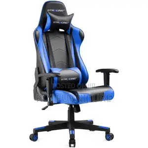 Office Chair : Blue Black Furgle Gaming Chair With Ergonomic Padding