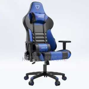 Office Chair : Blue Black Furgle Gaming Chair With Ergonomic Padding