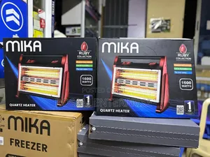 Mika Mh103 - Quartz Heater, 800-1600w - Red Black