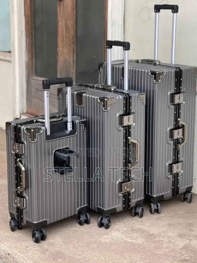3 in 1 Laxurious Managerial Aliminium Flame Unicross Suitcase