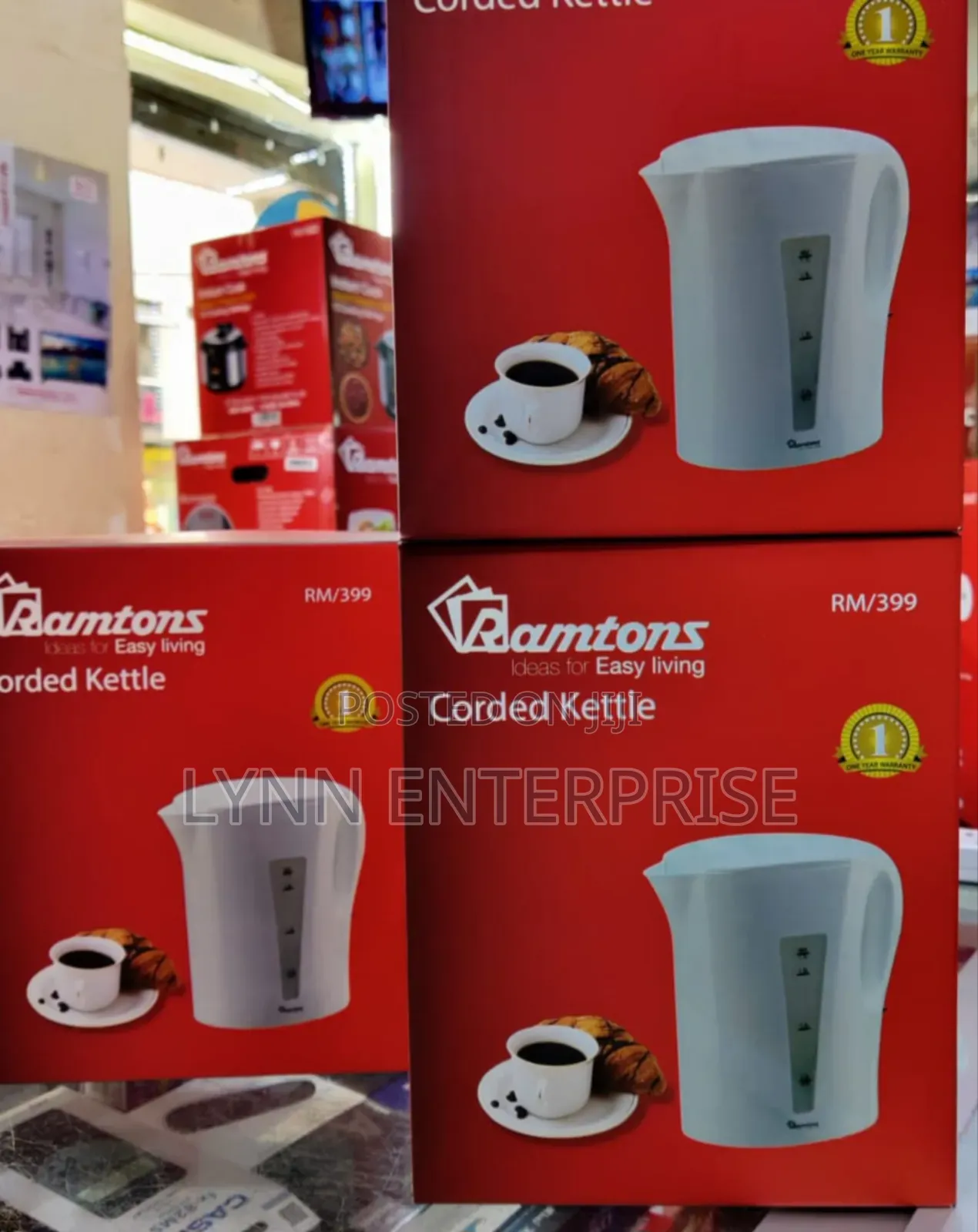 *Ramtons Corded Kettle 1.7litres