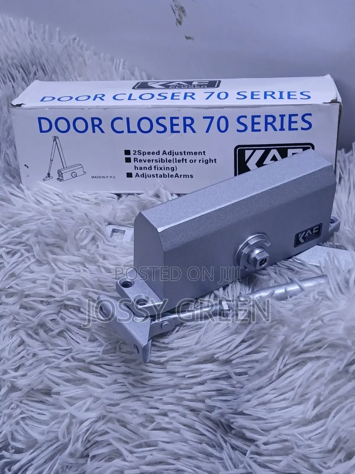 Automatic Door Closer Grey Rust Resistant
