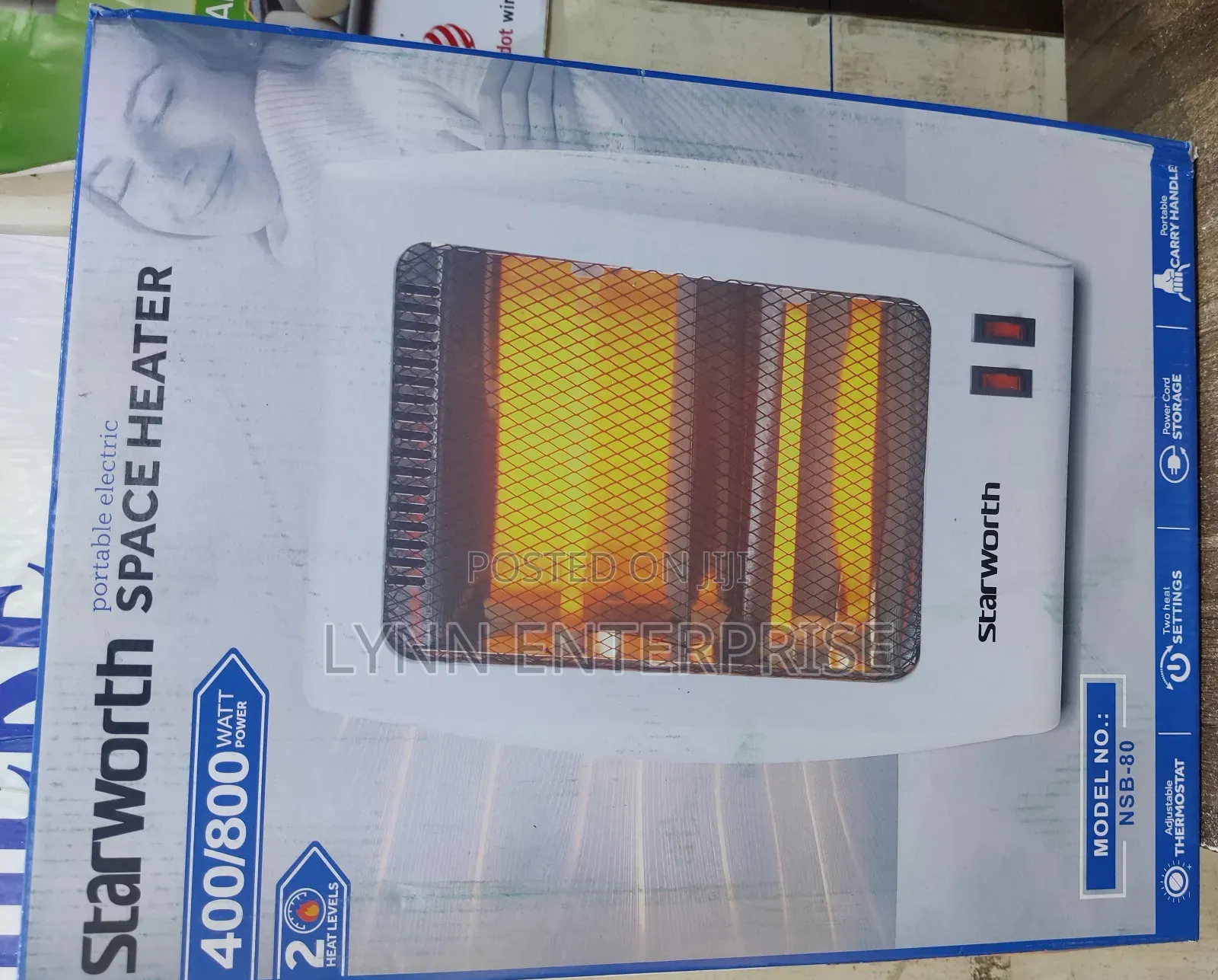 *Starworth Quartz Heater 800w Max*
*Model: Nsb80