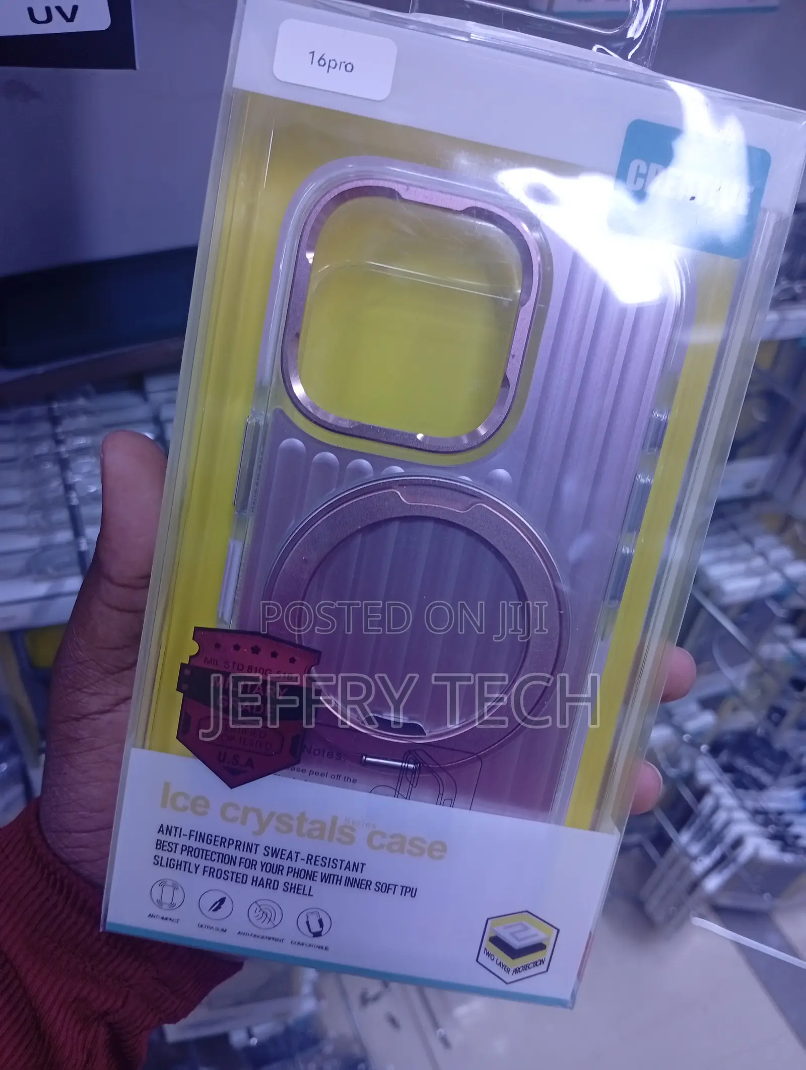iPhone 16 Pro Metallic Pink/Rose Gold Color Palette Cover