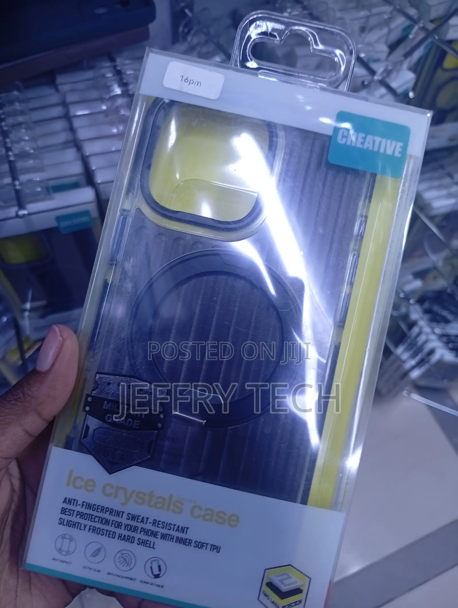 iPhone 16 Pro Max Wlons Ice Crystals Series Case