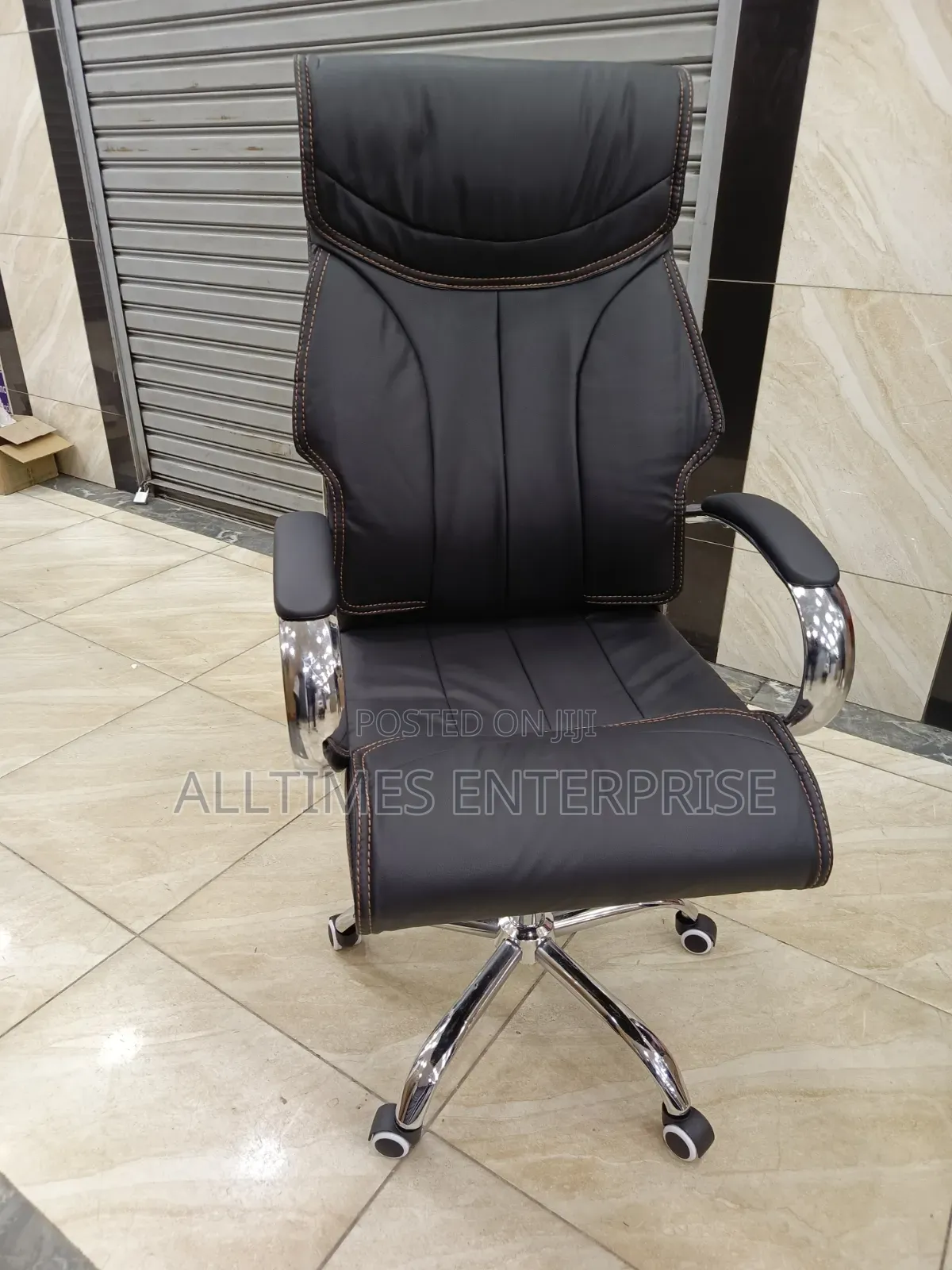 Padded Leather Office Chair
