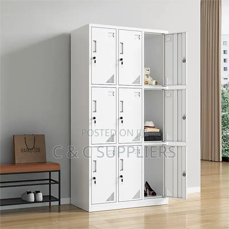 9-Locker Steel Office Cabinet