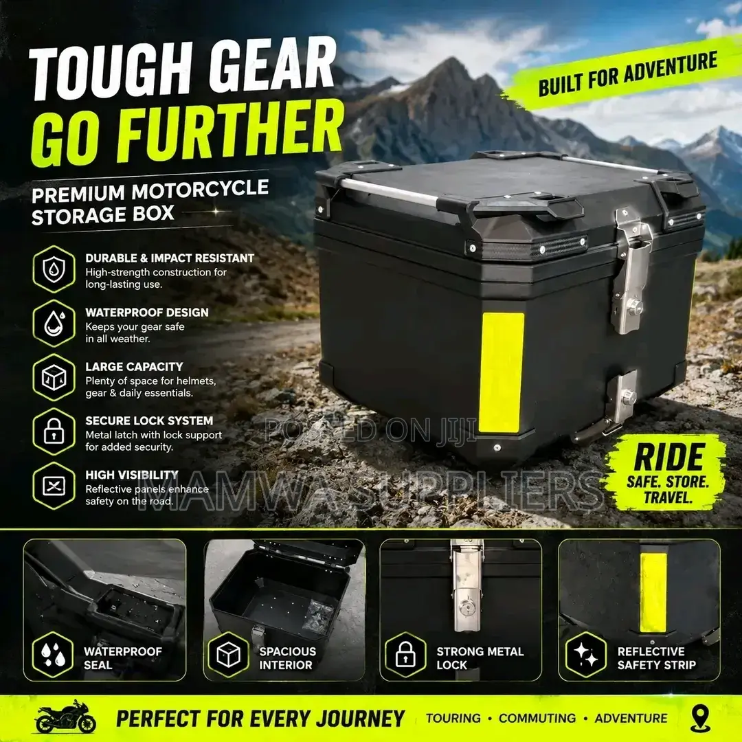 Motorcycle Top Box/Carrier Box 57l