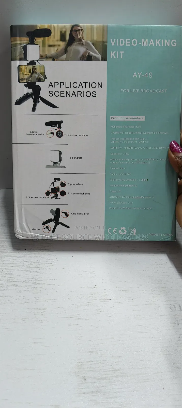 Portable And Professional Vlogging Kit - A-y49