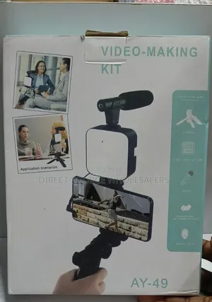 Portable And Professional Vlogging Kit - A-y49