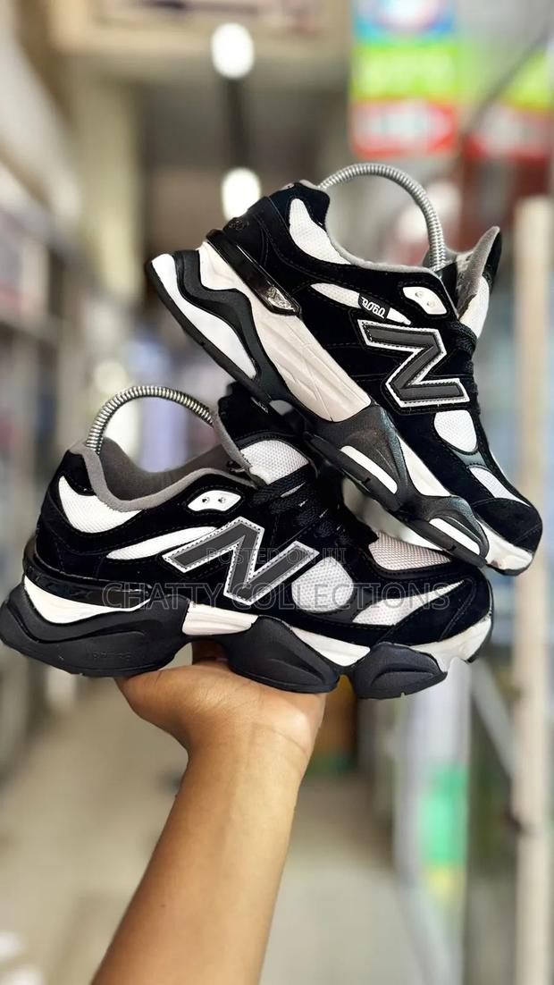 Black and White Spot New Balance 9060s Size 36 to 45