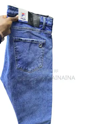 Hard Denim Slim Fit Jeans for Men