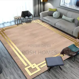 Brown Gold 3d Carpets