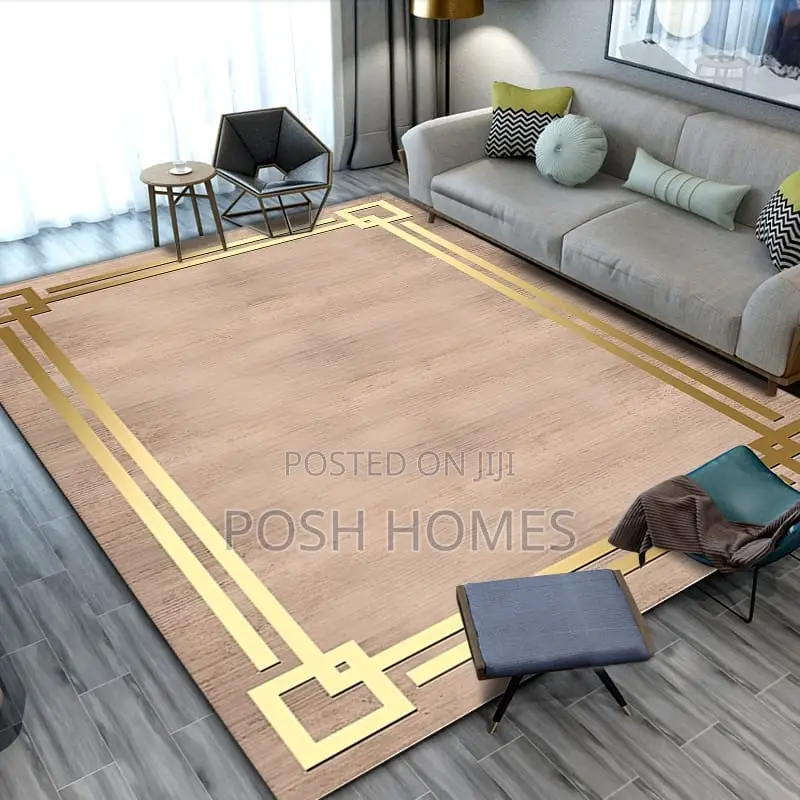 Brown Gold 3d Carpets