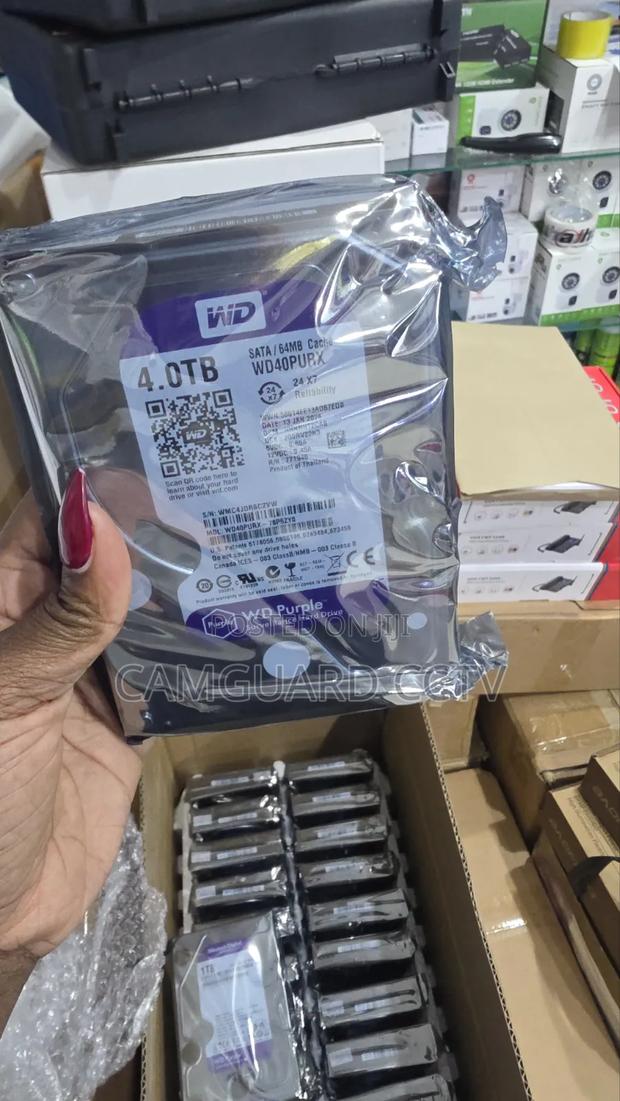 Wd Purple 4tb CCTV Surveillance Internal Hard Disk