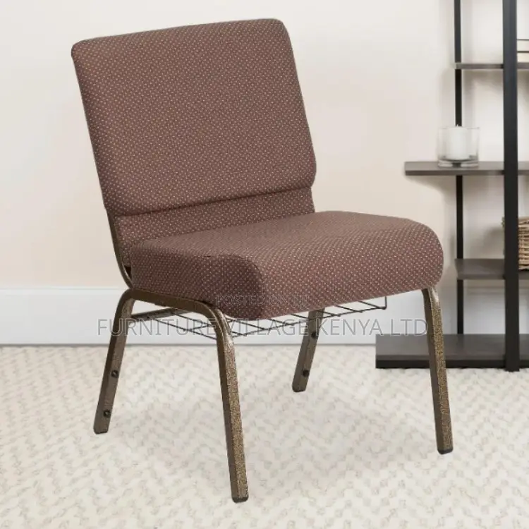 Modern Fabric Stackable Church Chair