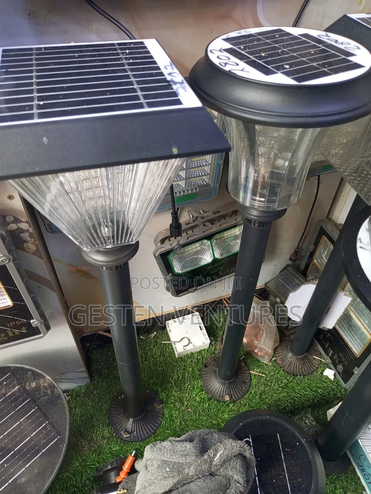 Waterproof Black Solar Garden Lights