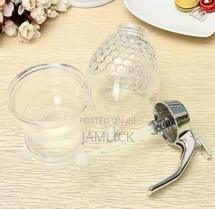 Diamond Shaped Honey Dispenser –Bz