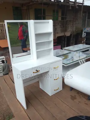 White Dresser With Mirror