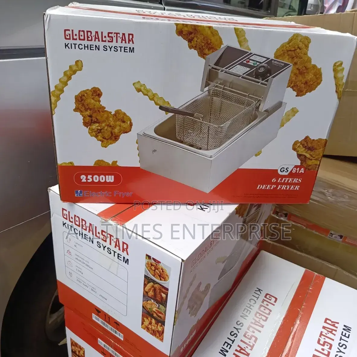 6 Liters Globalstar Single Deep Fryer
