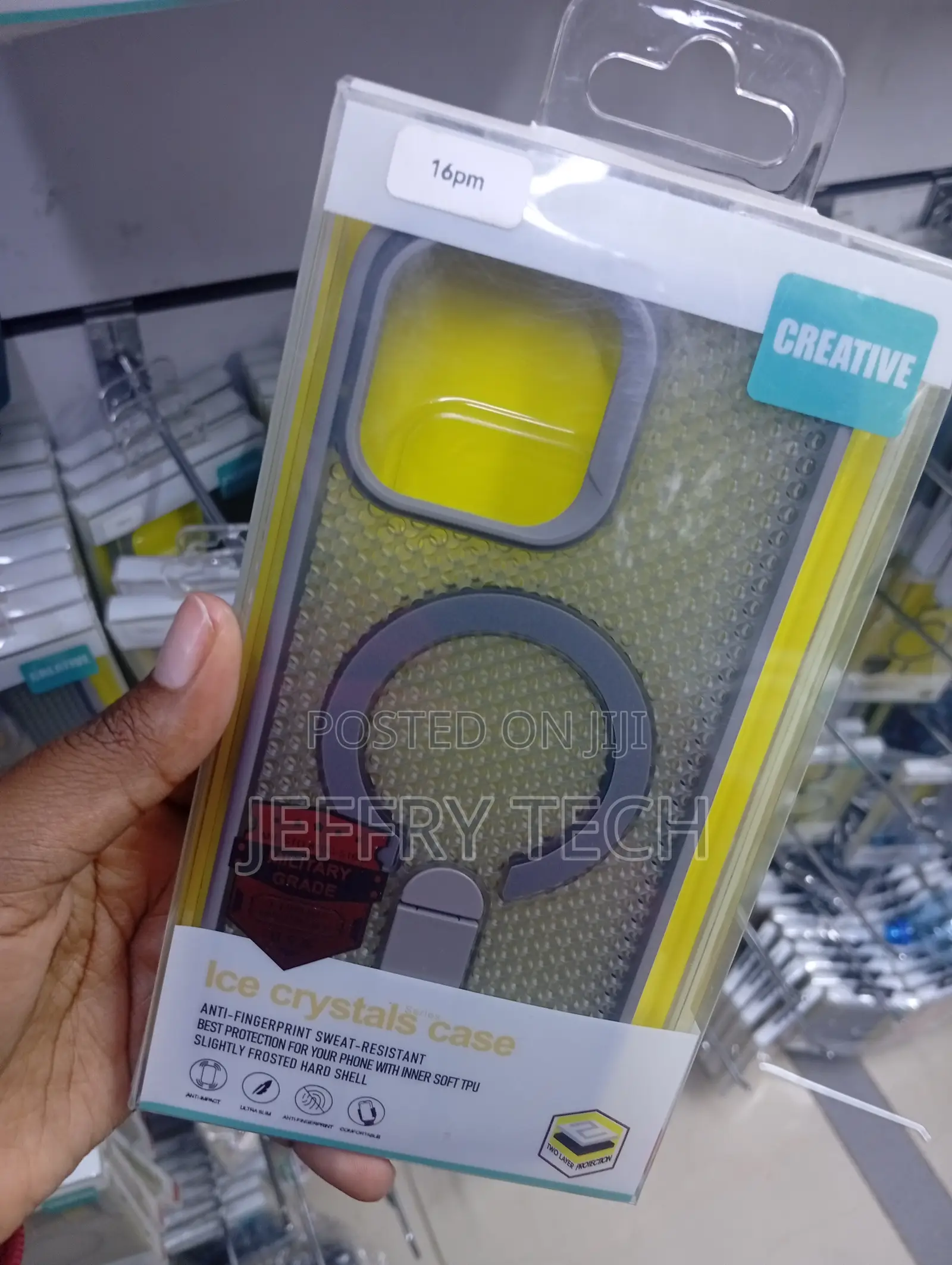 iPhone 15 Pro Max Transparent Slightly Frosted Hard Shell Cover