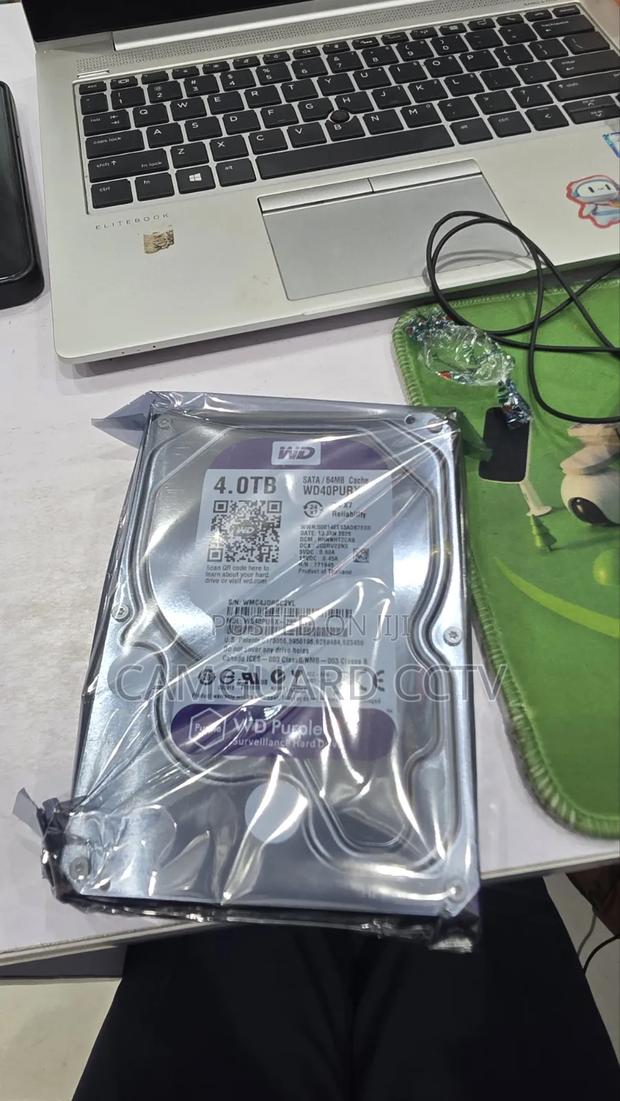 Wd Purple 4tb Surveillance HDD Reliable 24/7 Storage