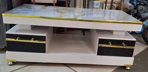 White Gold Marble Coffee Table –Pt