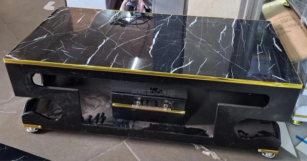 White Gold Marble Coffee Table –Pt - thumbnail 3