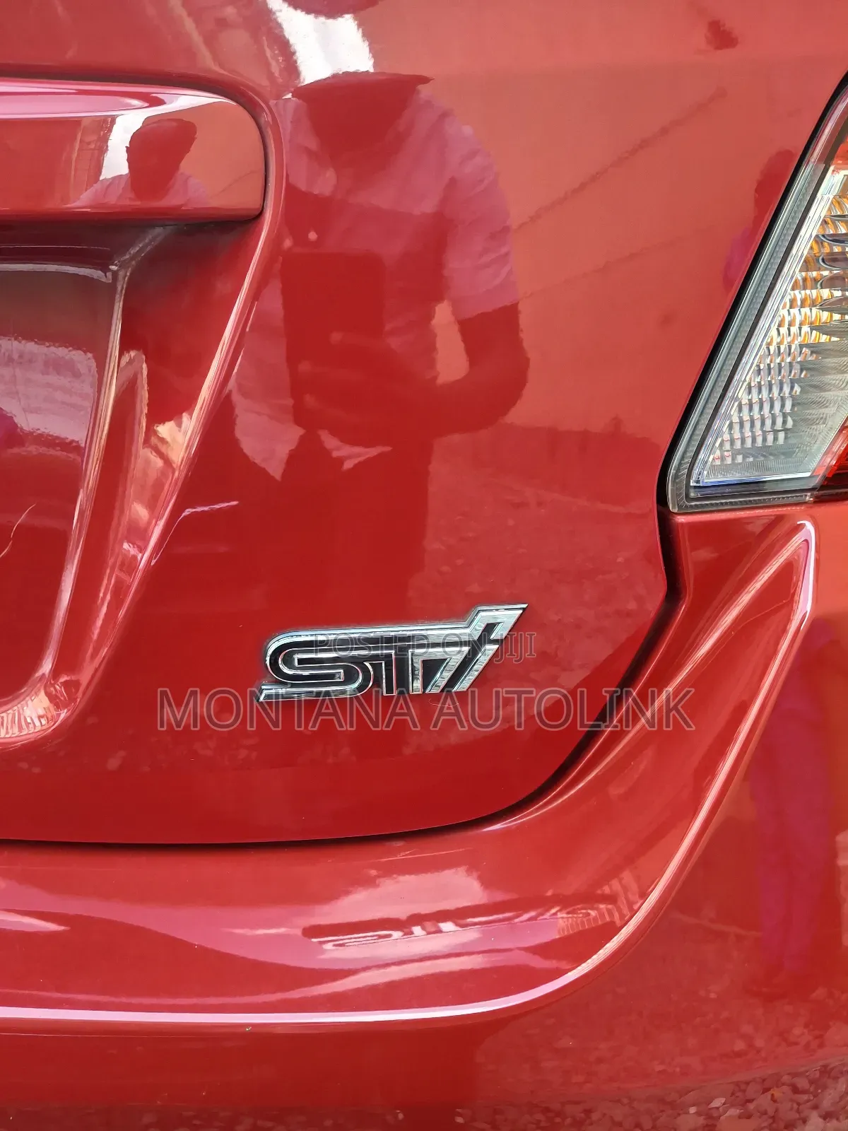 Subaru WRX STI 2019 Red