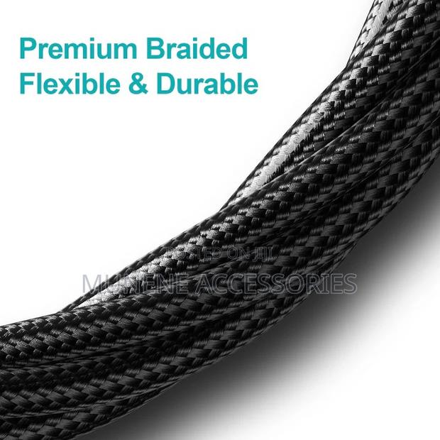 Usb Type C - C Led Display Cable 60w Fast Charging Usb Type C Braided - thumbnail 2
