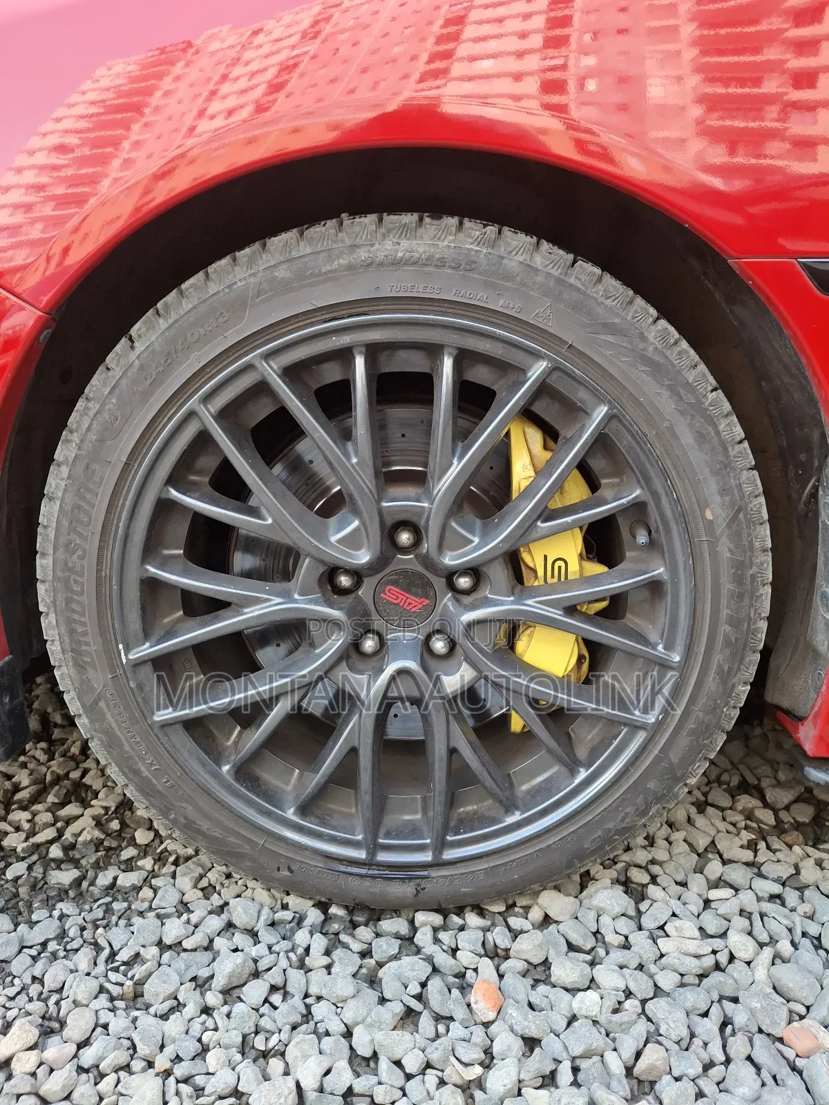 Subaru WRX STI 2019 Red