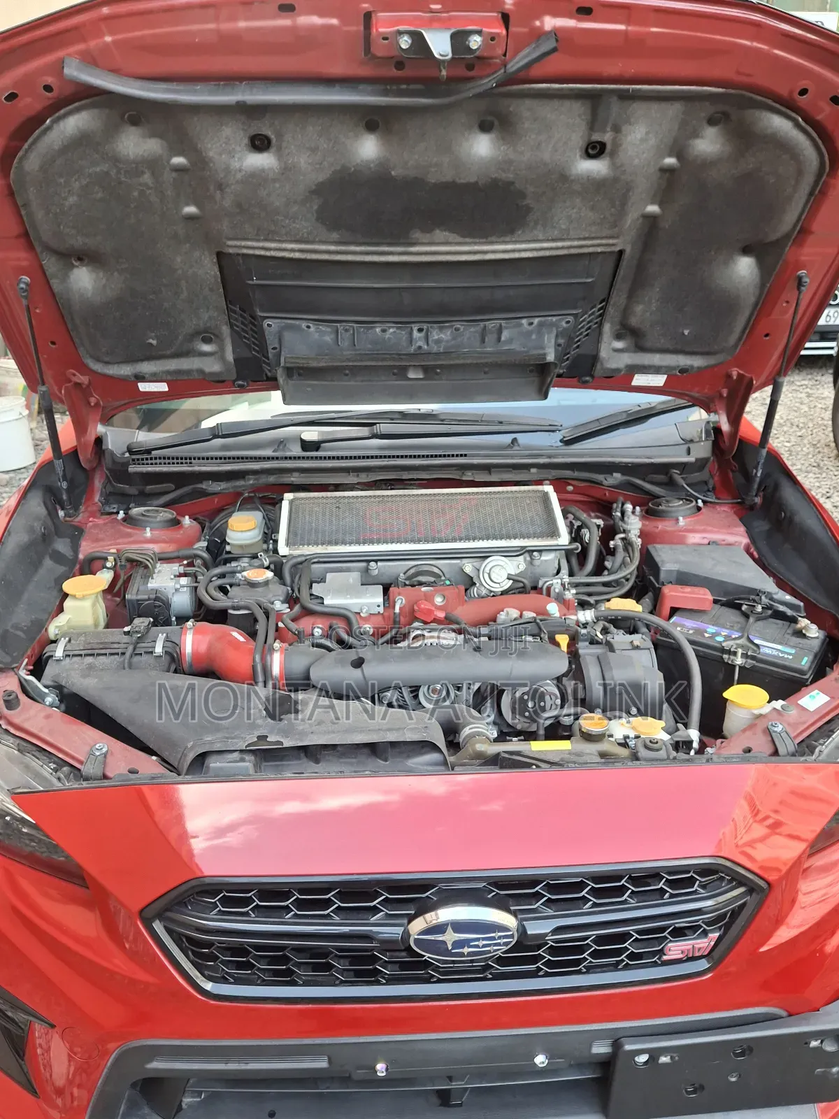 Subaru WRX STI 2019 Red