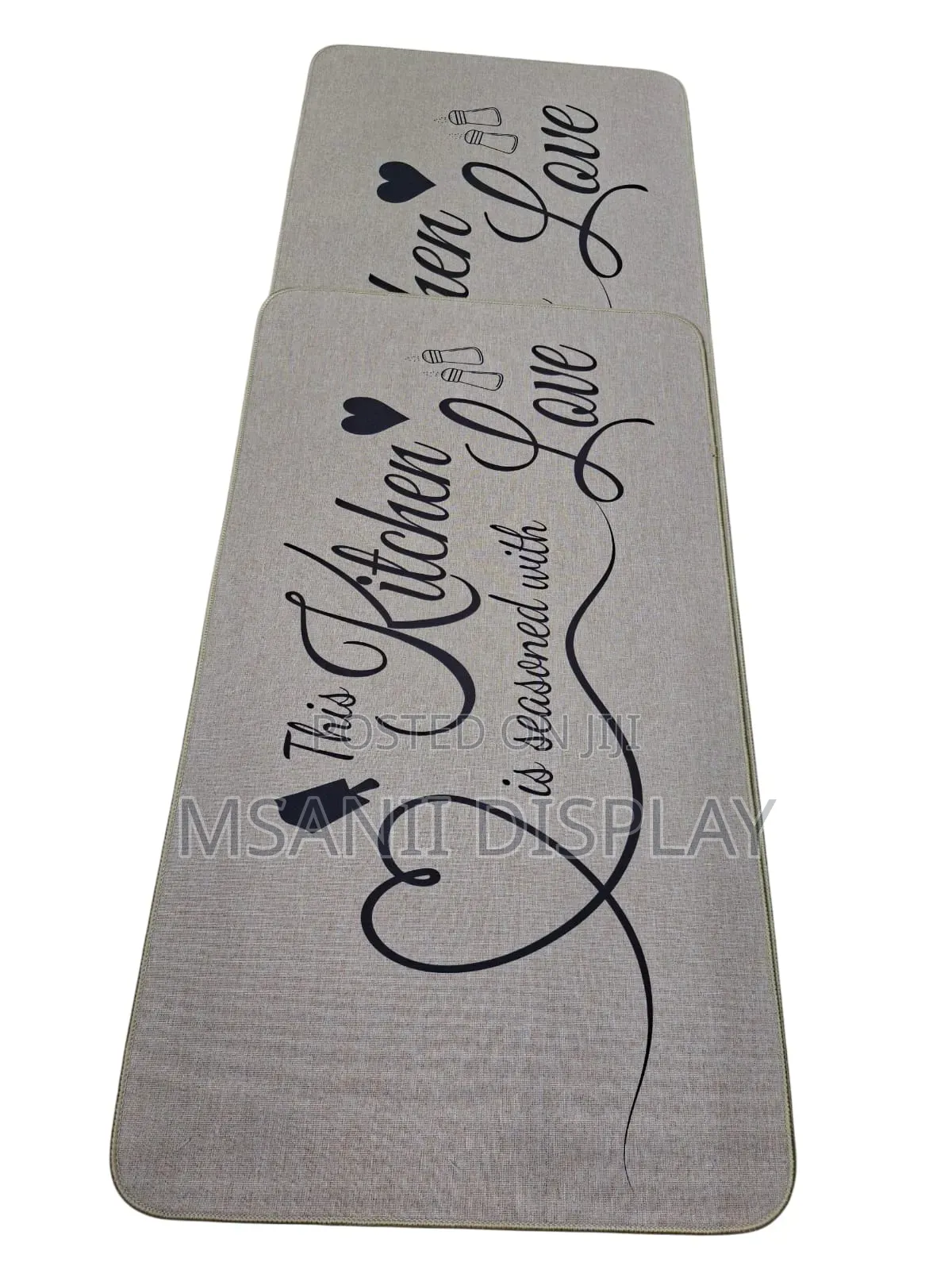 2pcs Rubber Kitchen Mats