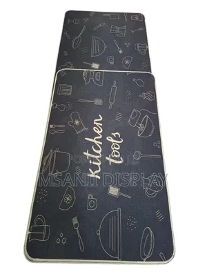 2pcs Rubber Kitchen Mats