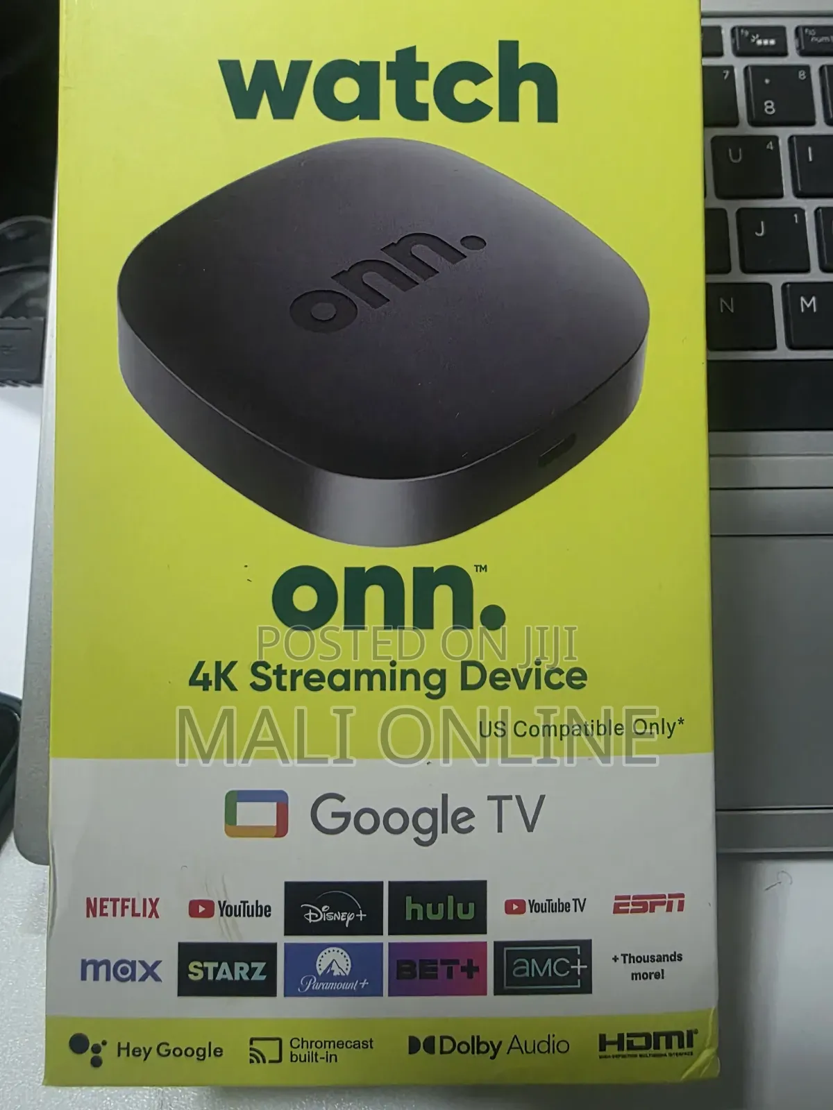 Onn Google Tv Smart Streaming Box Uhd Android Tv Box 2gb Ram 8gb