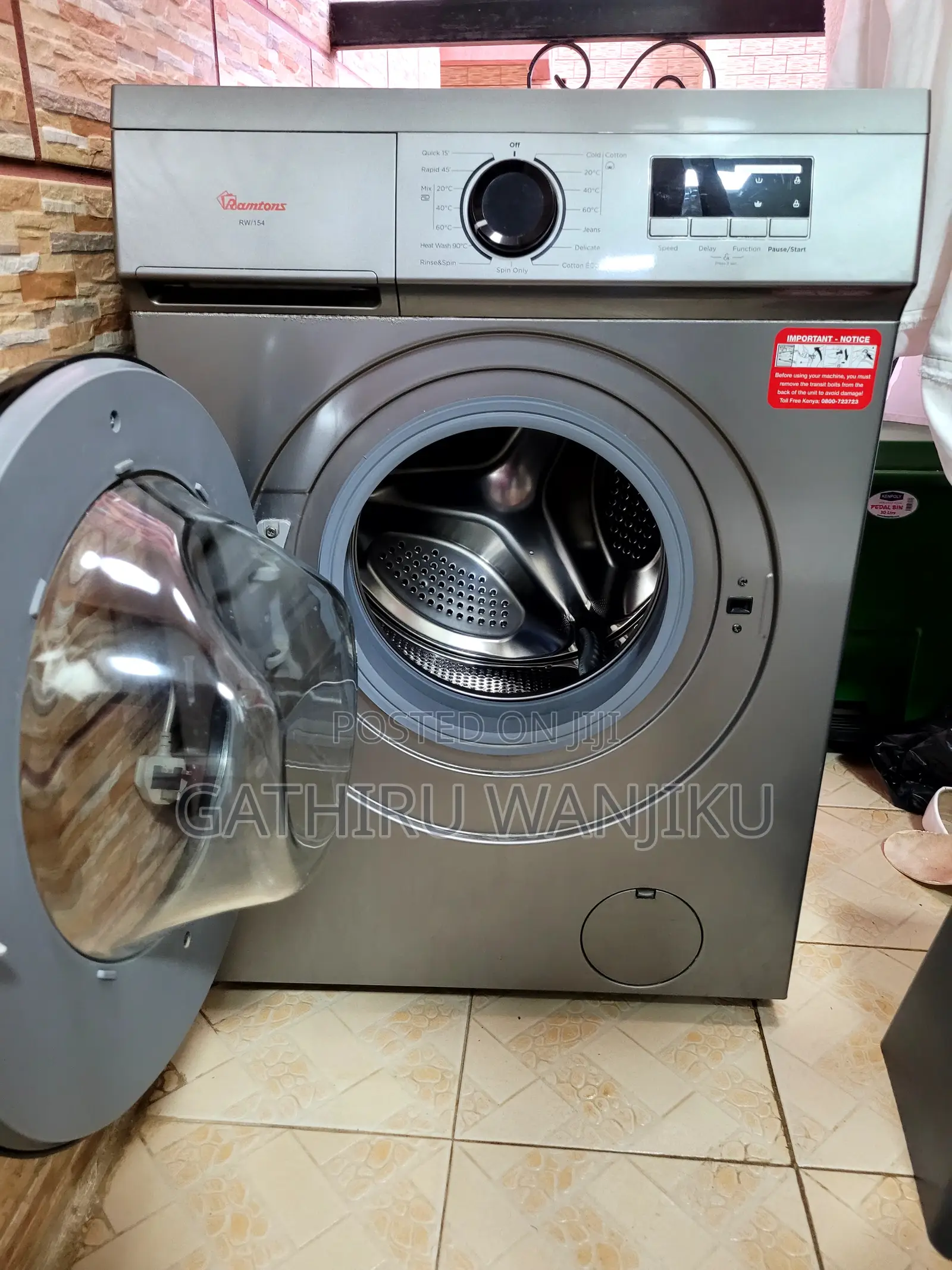 7kg Ramtons Washing Machine
