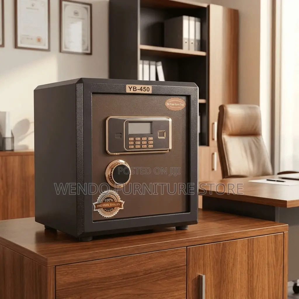 Office Safe : B1 45kg Black Fireproof Digital Safe Box