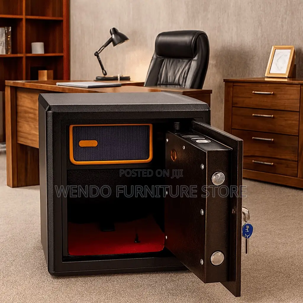 Office Safe : B1 45kg Black Fireproof Digital Safe Box