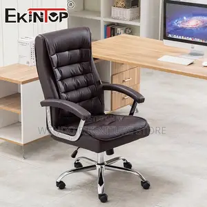 Office Chair : 5t Generic High-Back Executive Office Leather Chair