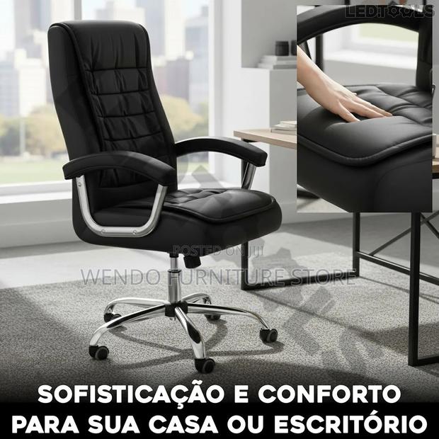 Office Chair : 5t Generic High-Back Executive Office Leather Chair - thumbnail 6