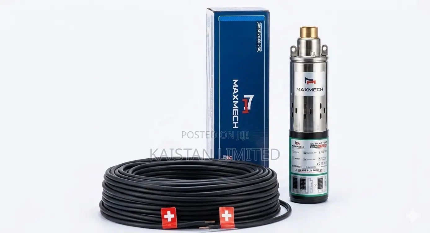 50 Metres Maxmech Solar Pump / 50m or 165fts Lift Solar Pump