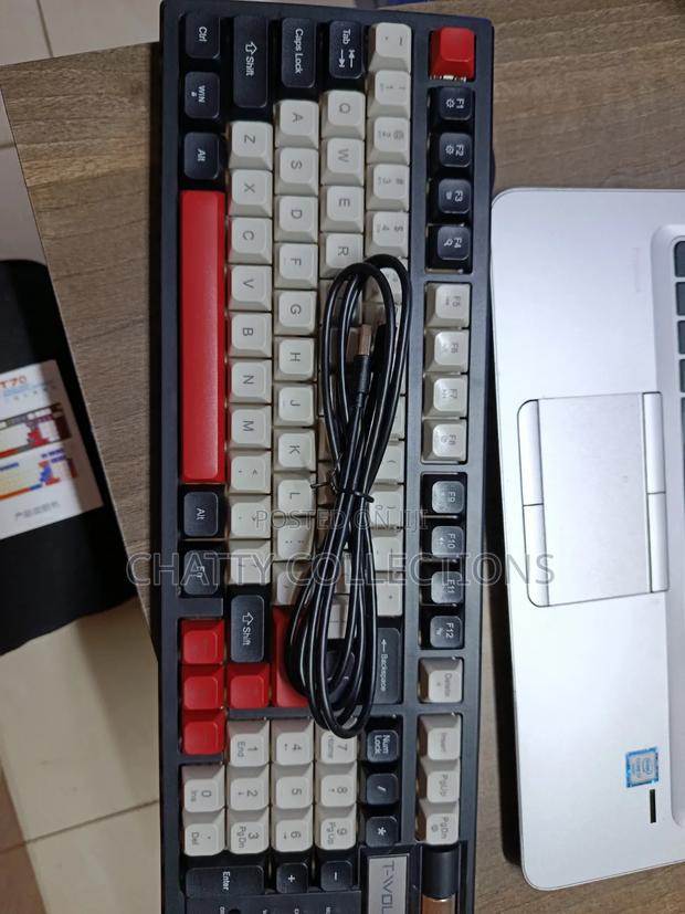 T-Wolf Three Mode Mechanical Keyboard Bluetooth/Wireless/Type C Wired - thumbnail 4